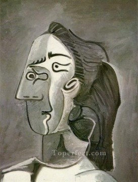 パブロ・ピカソ Painting - 女性の頭 ジャクリーン 1962年 パブロ・ピカソ